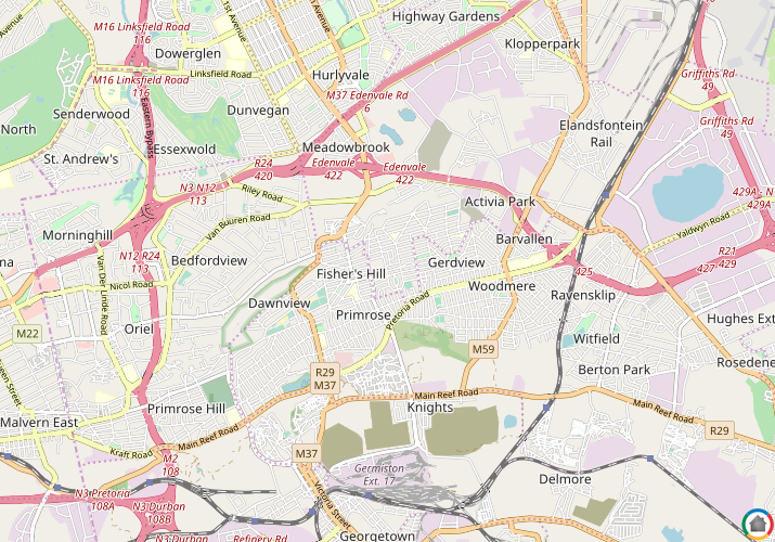 Map location of Symhurst